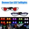 2pcs Motorcycle LED License Plate Lamp 12V Tail Signal Lamp Eagle Eye Warning Flash Driving Light Universal For Car Decoration
