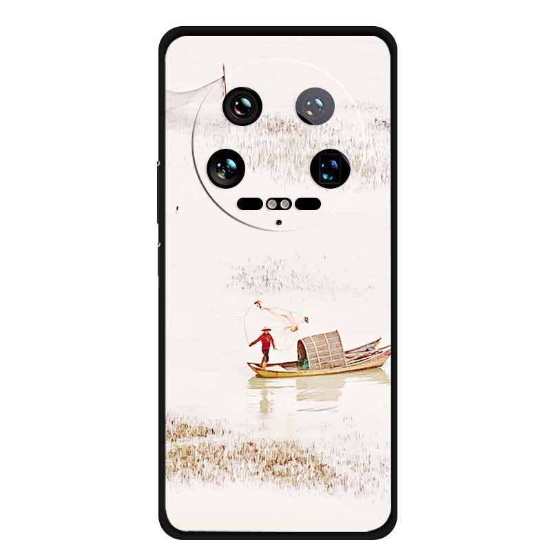 For Xiaomi 14 Ultra 5G Case 6.73''Animals Painted Silicone Soft TPU Coques for Xiaomi 14Ultra Shockproof Cover Shells Cool Wolf