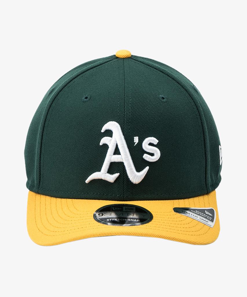 New Era Mlb Oakland Athletics Stretch Snapback Dark Green
