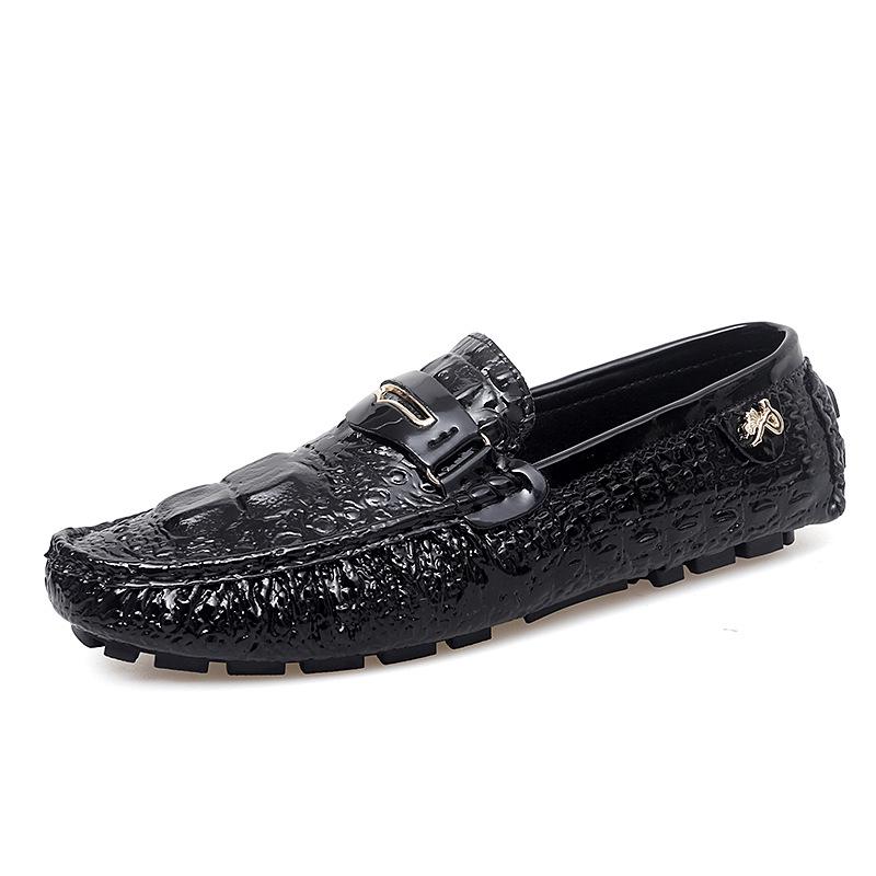 Cross-Border Large Slip-On Men s Casual Leather Loafers 42
