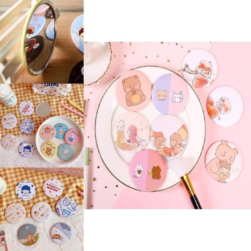 Lightweight Mini Compact Vanity Girls Mirror For Traveling