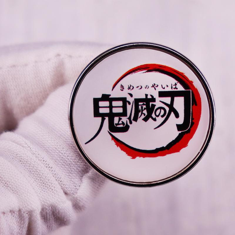 Demon Slayer Anime Lapel Pins Backpack Jeans Enamel Brooch Pin Women Fashion Jewelry Gifts Cartoon Badges