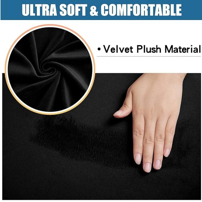 Husa pentru scaune pentru sala de mese de nunta elastica din catifea moale