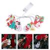 1.65M/10 Light Christmas Lights String 10 Christmas Patterns LED String Light  Desk