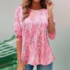 BITCED Women's Fashion Casual O-Neck Long Sleeve Blouses & Shirts