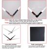 New arrive 3D acrylic mirror wall clocks quartz Needle watch modern horloge digital number clock home decor stickers SinglM8Y4D1