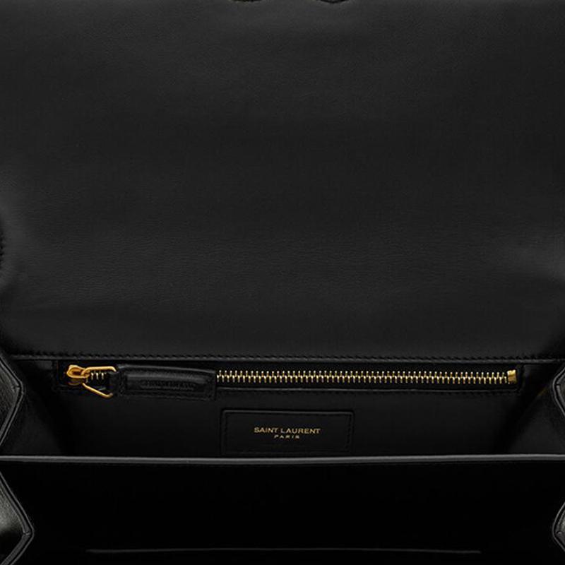 Saint Laurent Le Maillon Satchel Black Women Shoulder_bags 737354-AABVP-1000