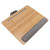 Laptop Table Multifunction Bamboo Lap Desk Bed Tray with Cushion for Reading Writing Playing
