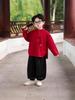 Boys' Hanfu Tang Suit: Autumn/Spring Ancient Style Performance Outfit