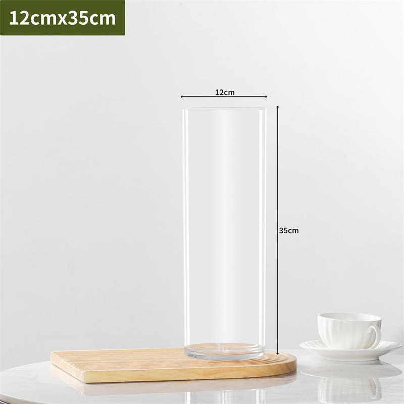 Transparent PET Vase for Water-cultured Flower Arrangements,Living Room Decorations,Hydroponic Containers,Large Flower Bucket