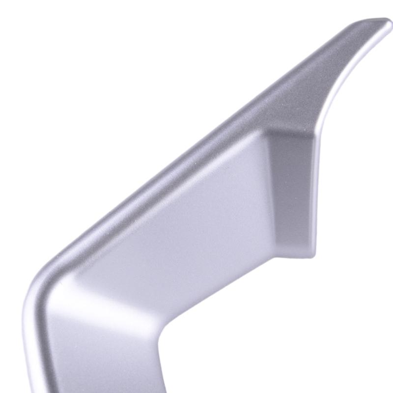 Car Steering Wheel Decoration Frame Cover Fit for Ford Mondeo Fusion 2018 2017 2016 2015 2014 2013 Silver ABS