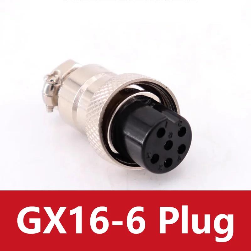 5/20/100PCS GX16 2 3 4 5 6 7 8 9 10pin Flange Mounting Fixing 3-Hole Aviation Connector Plug&Socket Circular Connectors