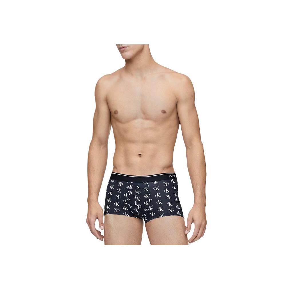 Calvin Klein Logo Print Low Rise Boxer Briefs Men Underwear Black NB2225-997