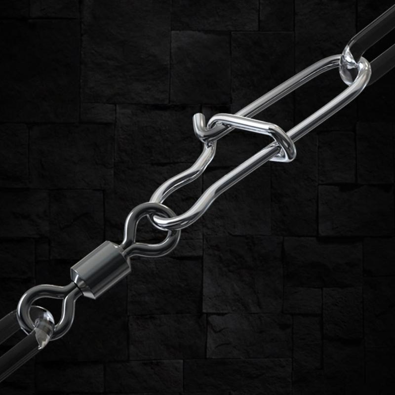 10Pcs Fishing Swivels Duos Lock Balls Bearing Swivels Quickly Change Swivels Fishing Tackle For Saltwater Freshwaters