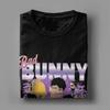 Bad Bunny T Shirts Men's Pure Cotton Fashion T-Shirts O Neck Tees Short Sleeve Clothes Big Size