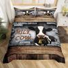Animal print cow comforter sets HD duvet cover pillowcase kids bedding set boy girl Home bedroom decor 140x200cm