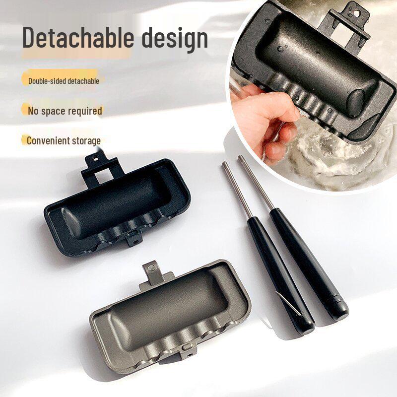 Aluminum Alloy Non-Stick Double-Sided Sandwich and Cake Grill Pan for Outdoor Use