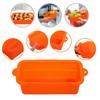 4 Pack Silicone Grease Cup Liners Grilling Drip Pans Tray Accessories Silicone Texture Suitable for Outdoor Grilling