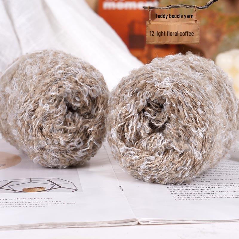 Colorful Loop Yarn Ball for Crochet & Knitting: Perfect for Handmade DIY Sweaters, Scarves, Dolls, & Small Projects.