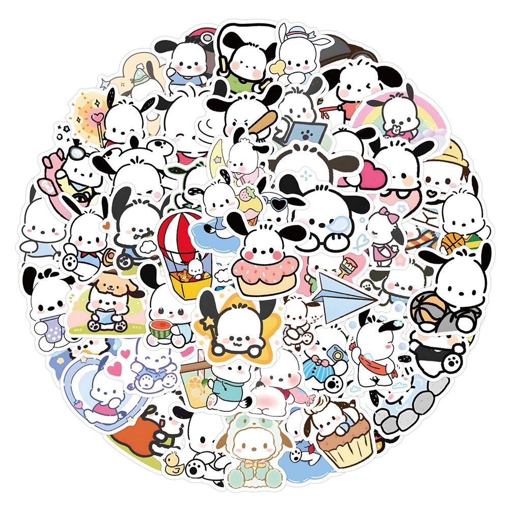 10/30/60/120 Adet Sevimli Çizgi Film Pochacco Çıkartmaları Kawaii Anime Graffiti Çıkartması Kendin Yap Bavul Dizüstü Bilgisayar Telefon Kılıfı Çıkartmaları Dekor