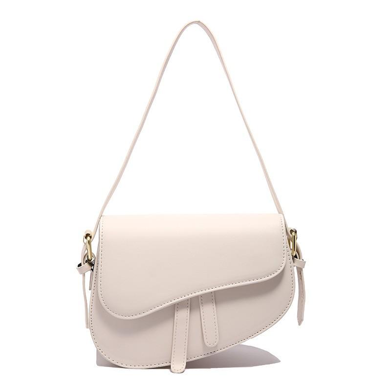 

Retro Bag Women 2025 New Trend Fashionable Niche Armpit High-end All-match Saddle Cross-slung Batch белый