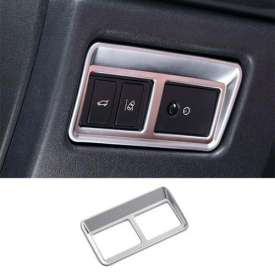 Matte Silver Back Door Tailgate Switch Cover Trim For Range Rover L405 2013-2017