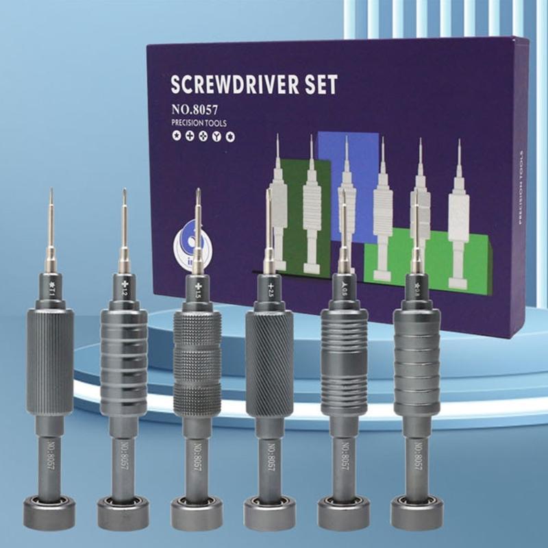 6Piece Precisions Screwdriver Set - Magnetic Mini Screwdriver for Eyeglasses, Watches, Computer, Laptops, Phones