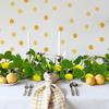 Pack of 2 Bright Artificial Lemon Branches Artificial Lemon Branches Yellow Stem For Garden And Kitchen Decoration