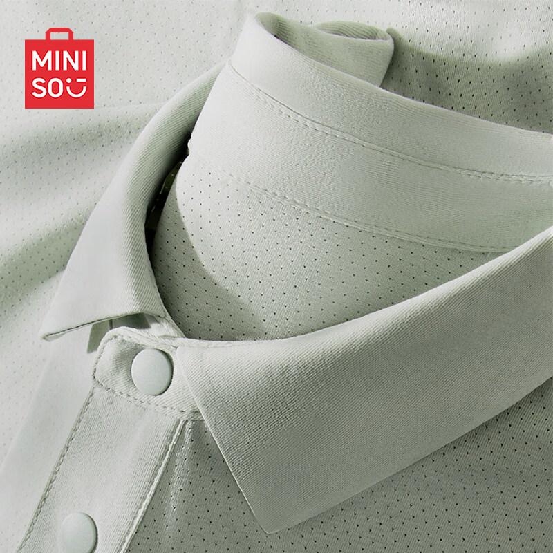 

MINISO Men s Quick Dry Sun Protection Polo Shirt 2XL