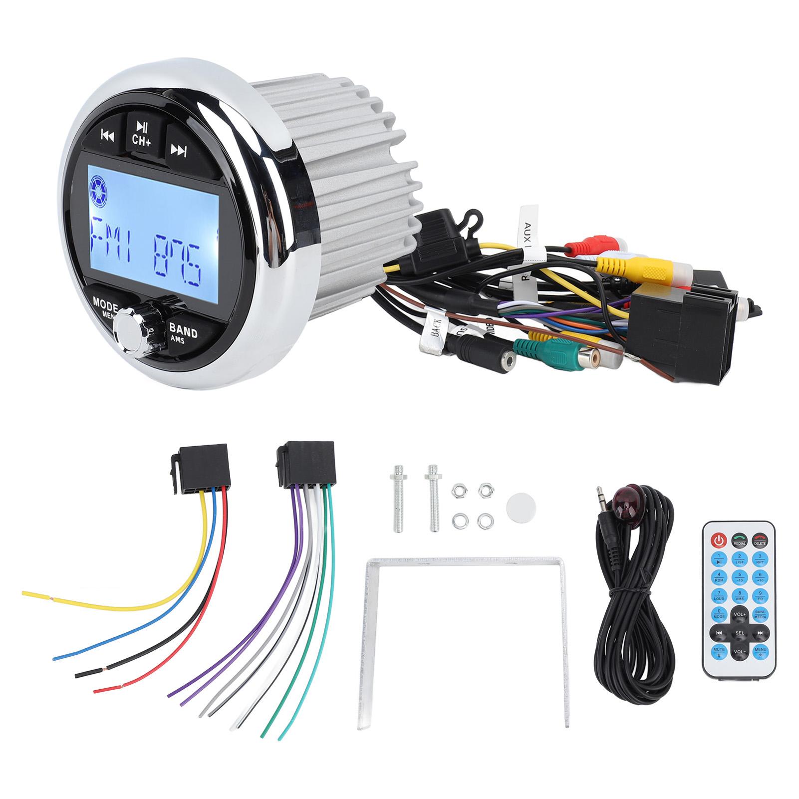 

Морской измерительный прибор стерео музыка без потерь цифровой медиа-ресивер пылезащитный быстрая зарядка водонепроницаемый анти помехи для лодки для автофургона