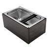 Stainless Steel Coffee Knock Box with handle Coffee grounds Container Waste Bin