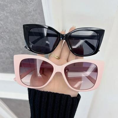 Retro Klassische Eckige Sonnenbrille Für Damen Herren Stilvoll Minimalistisch Damen Herren Modebrille