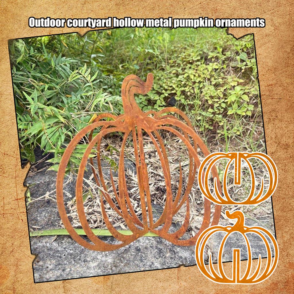Happy And Mysterious Pumpkin Garden Decoration, Halloween Outdoor Decoration