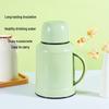 Household Thermos Flask: Large Capacity, Portable Thermal Insulation, Cold/Heat Retention, Available in White, Orange, Green.