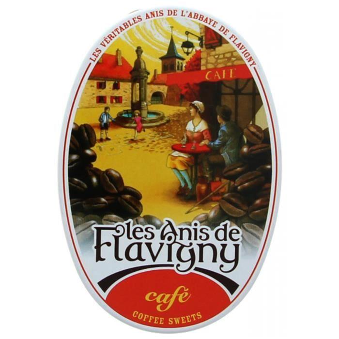 Les Anis de Flavigny Boîte Ovale 50 g Café