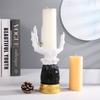 Palm Tray Candle Holder Terror Finger Desktop Storage Stand Candlestick Halloween Easter Resin Handicrafts Ornaments