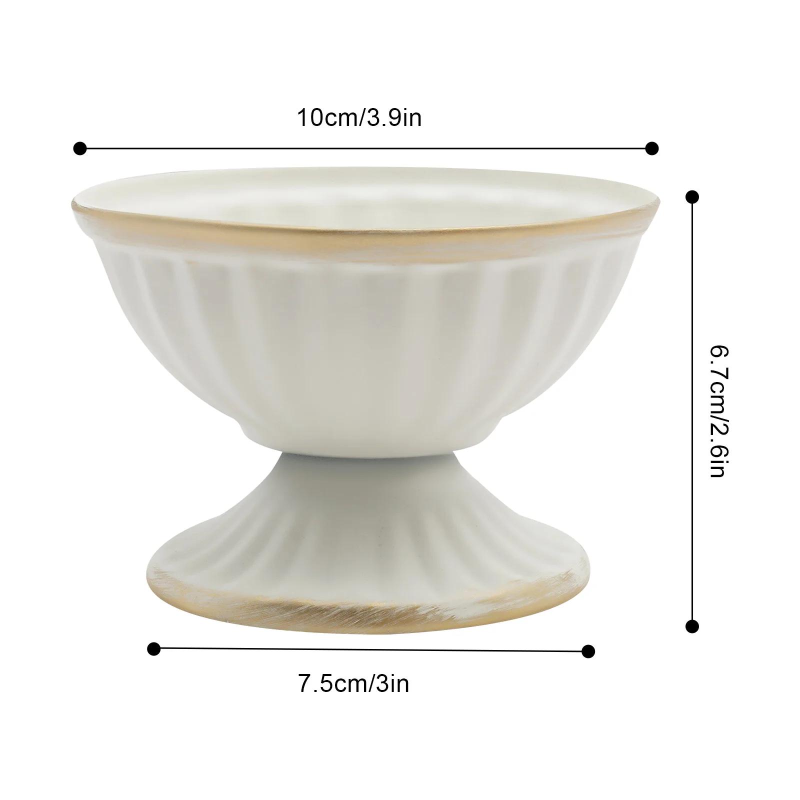 

Mini White Golden Flower Arrangements Pots for Centerpiece Table Decoration 10Pcs Metal Vase Indoor Decor for Home Wedding Party белый