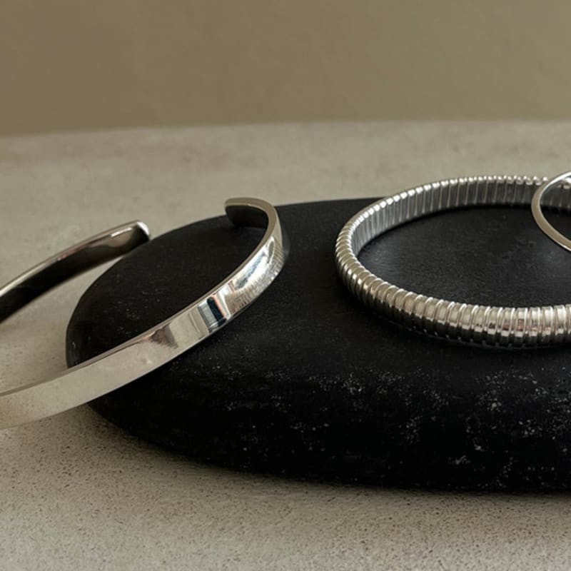 Retro finger Clear (Bangle)_SB265