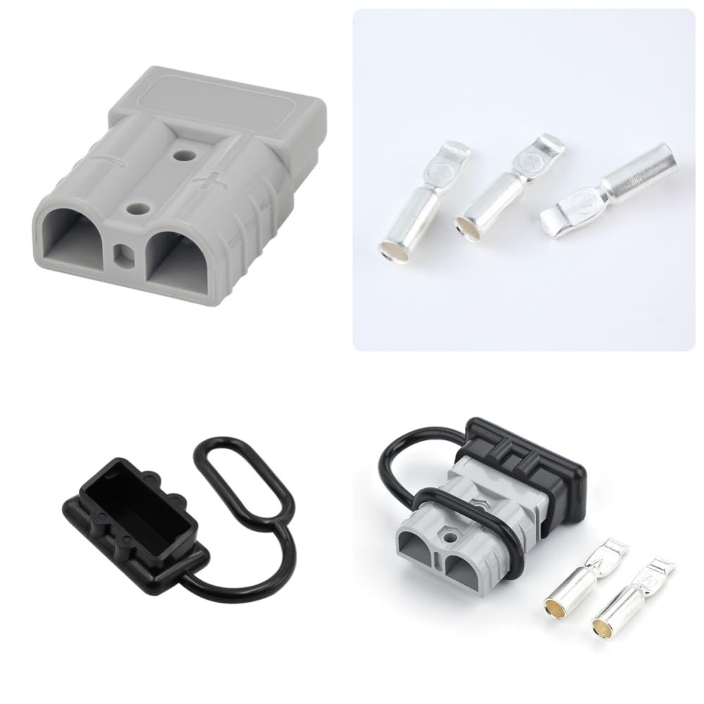 LKCCTK 50A 600V Battery Connector Terminal Connector 4 Pieces with