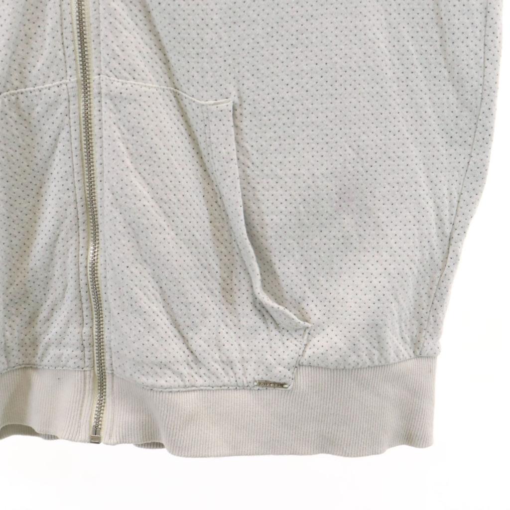 Diesel Long Sleeve Zip Hoodie L Gray Men's Used