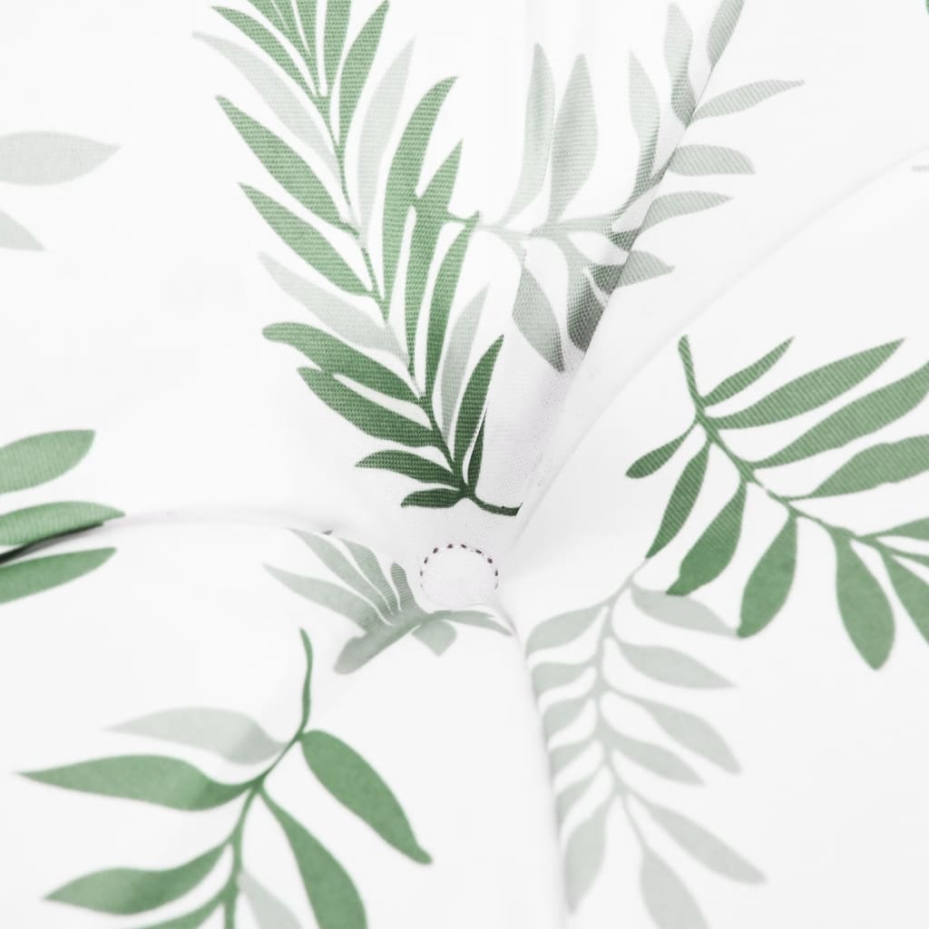 Pallet Cushions 2 pcs Leaf Pattern Oxford Fabric
