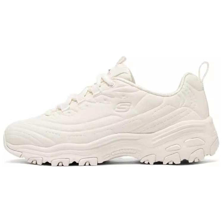 Skechers DLites 1.0 Sports Lifestyle Comfortable Versatile Breathable Supportive Balanced Low-Top Dad Shoes Women sneakers Off-White 150243-OFWT 35