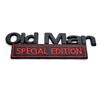 Old Man Edition Metal Car Sticker Badges For Car Trunk Door Decoration Badges Old Man Logos Car Decals Motorcycle Decoration