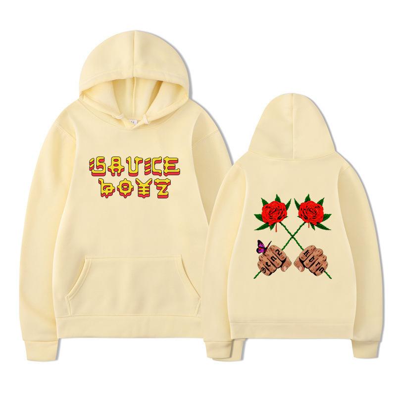 Hoodie Spring and Autumn American Rapper Printed Sweater Men's Loose Casual Hoodie Women's