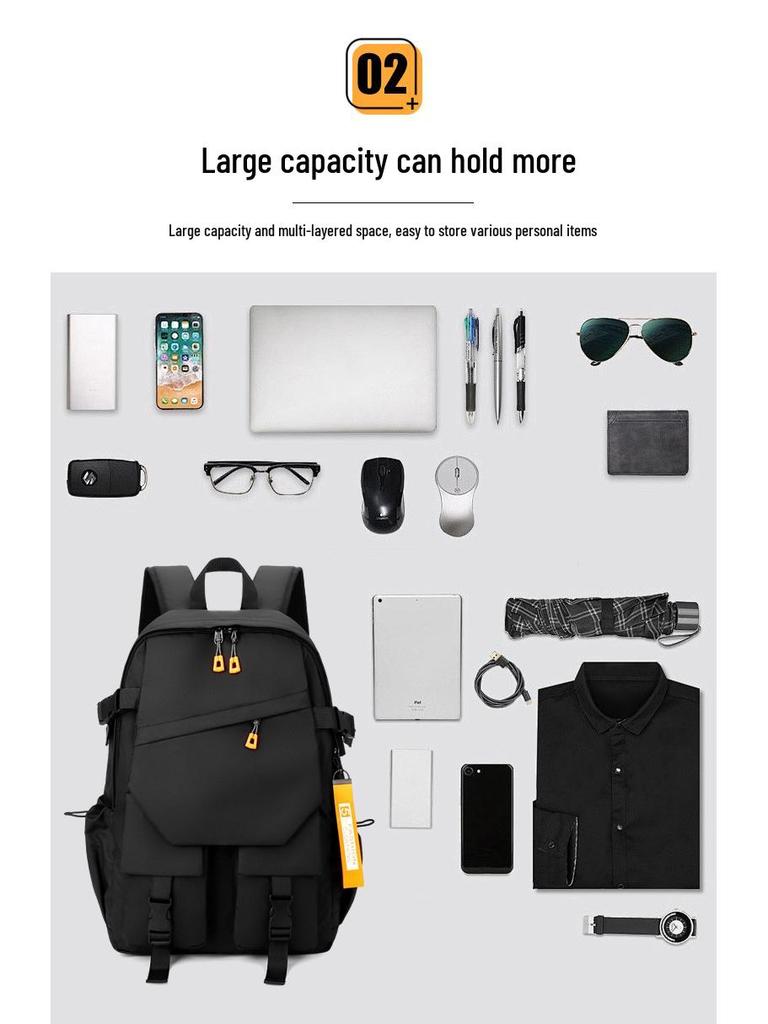 Pánský velkokapacitní multifunkční outdoorový sportovní a vysokoškolský batoh na notebook