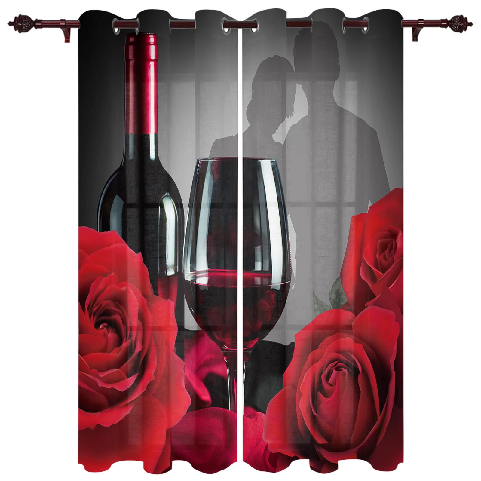 Роза Цветок Деревянная Доска Современные Шторы Для Окна Гостиной Спальни Шторы Жалюзи — фото 18