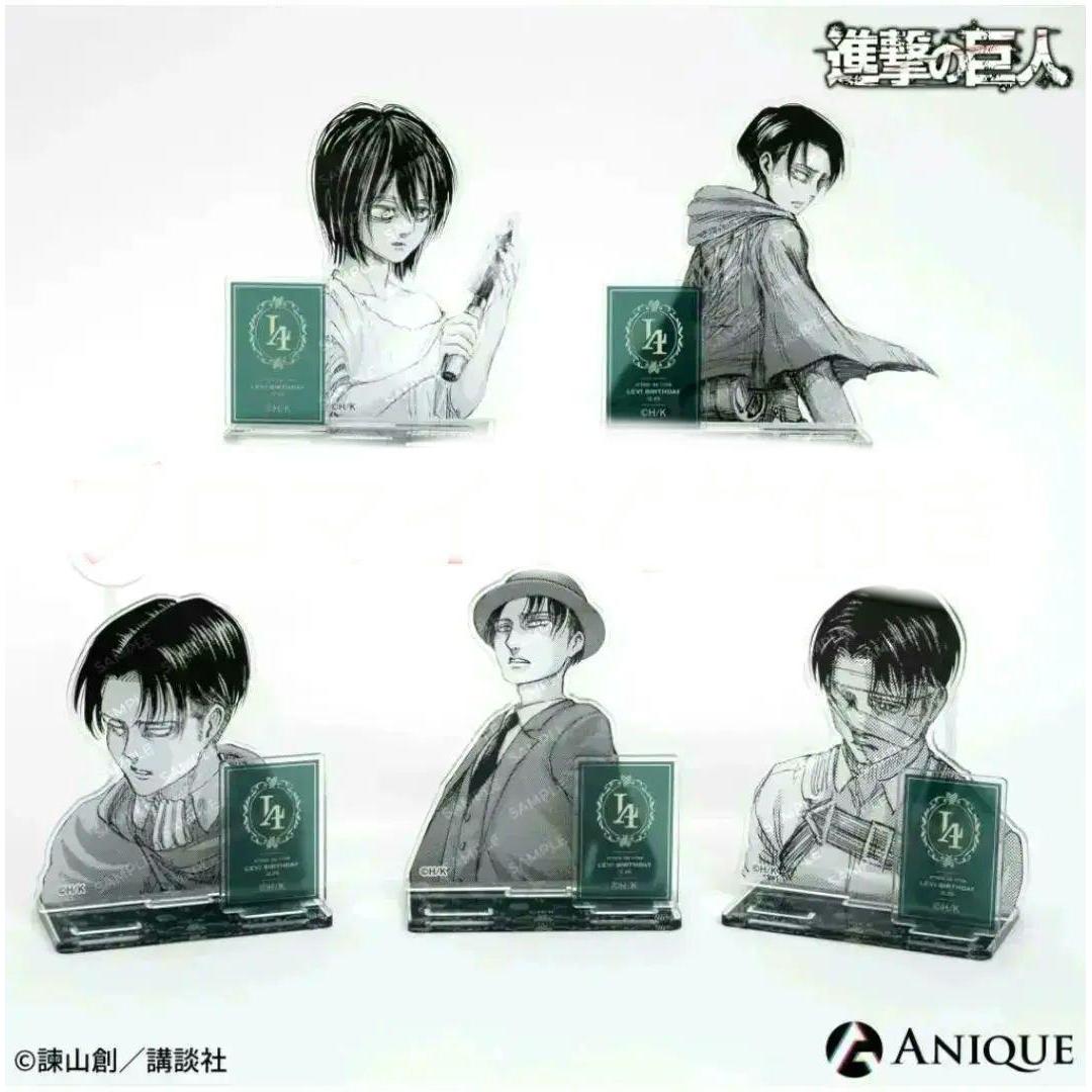 Used Attack on Titan Levi Birthday anique acrylic stand Anique