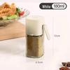 Press-Type Quantitative Glass Salt & Seasoning Dispenser - 5 Pcs