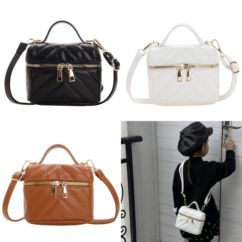 Adorable Pu Leather Kids Box Bag With Breathable Material For Everyday Use