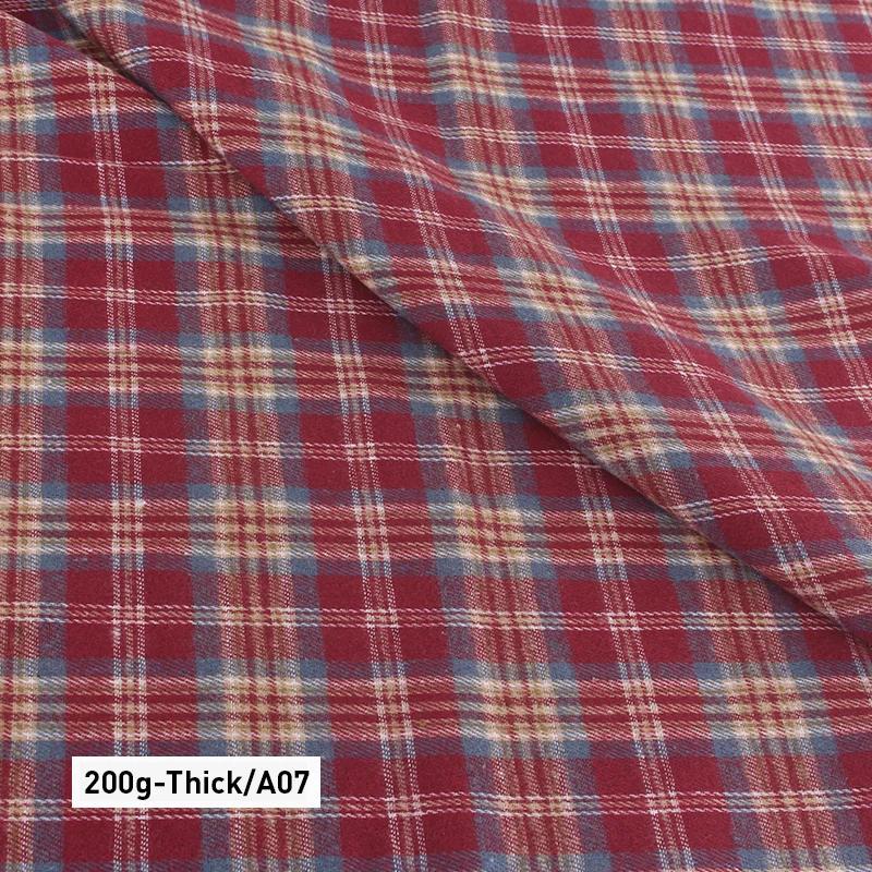 Scottish Checks Polyester Cotton Fabric Medium/Thick Classic Stylish Fabric for Sewing Clothes Skirts Dresses Tartan Designer